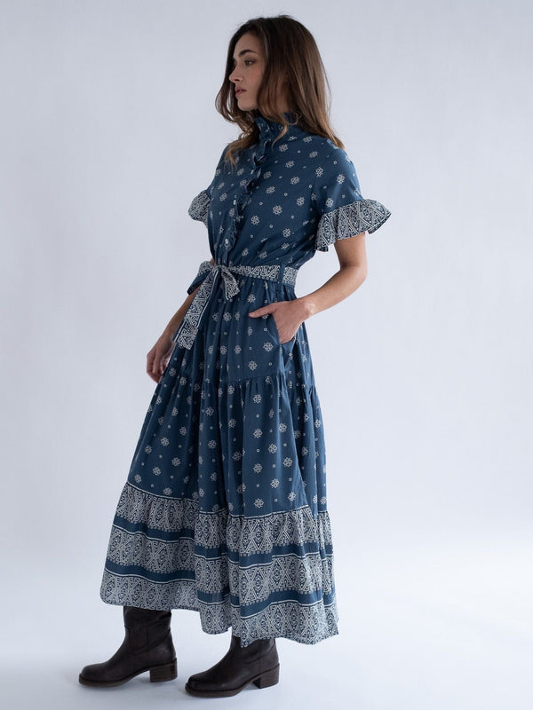 Victoria Dress in Bandana — view 8
