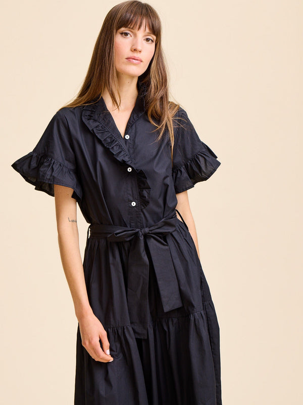 Victoria Dress in Black — view 13