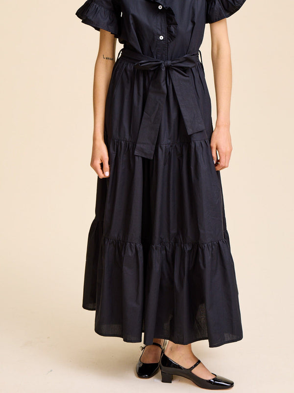 Victoria Dress in Black — view 9