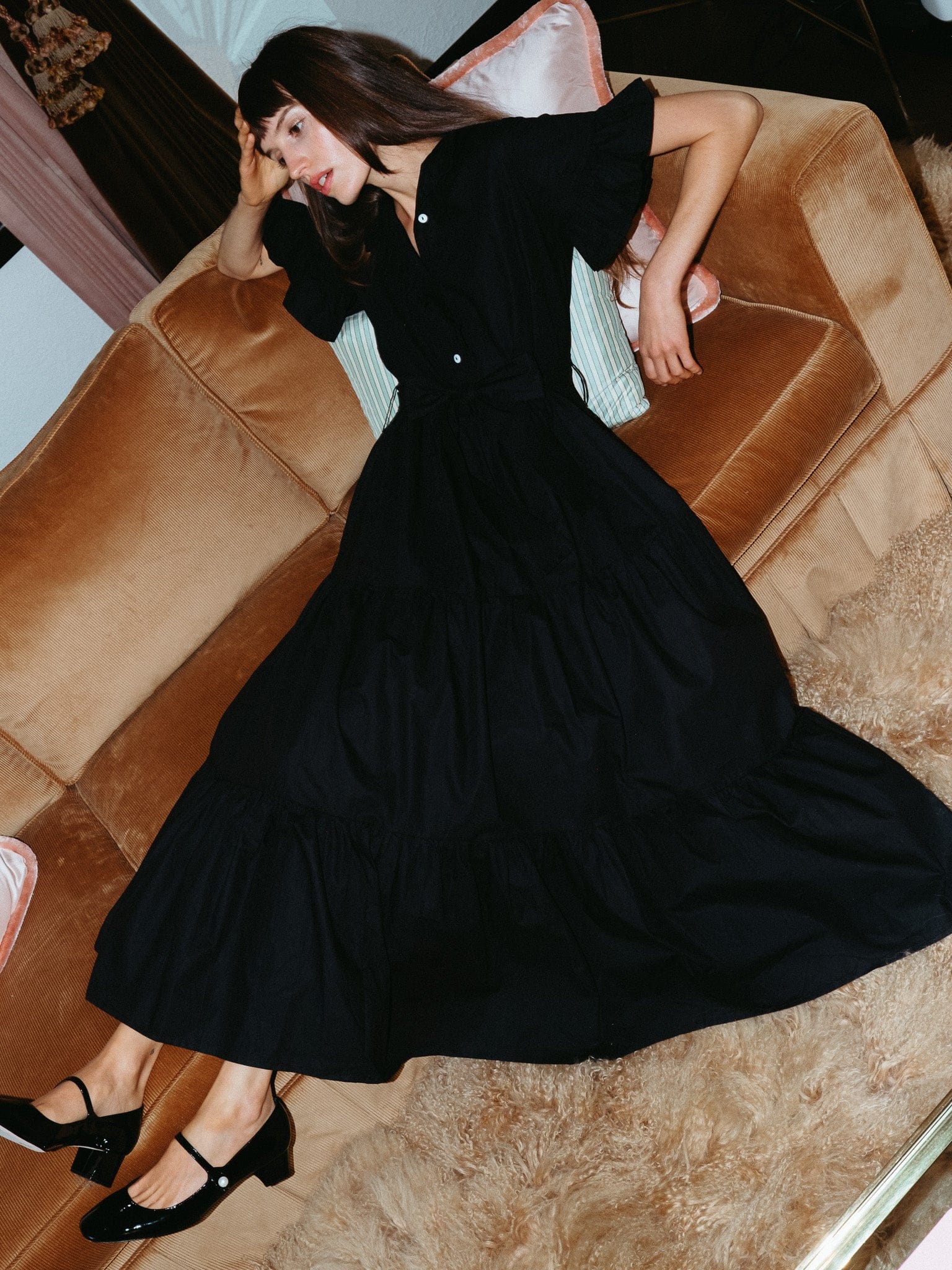 Victoria Dress in Black – MILLE