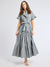 MILLE Clothing Victoria Dress in Chambray Stripe