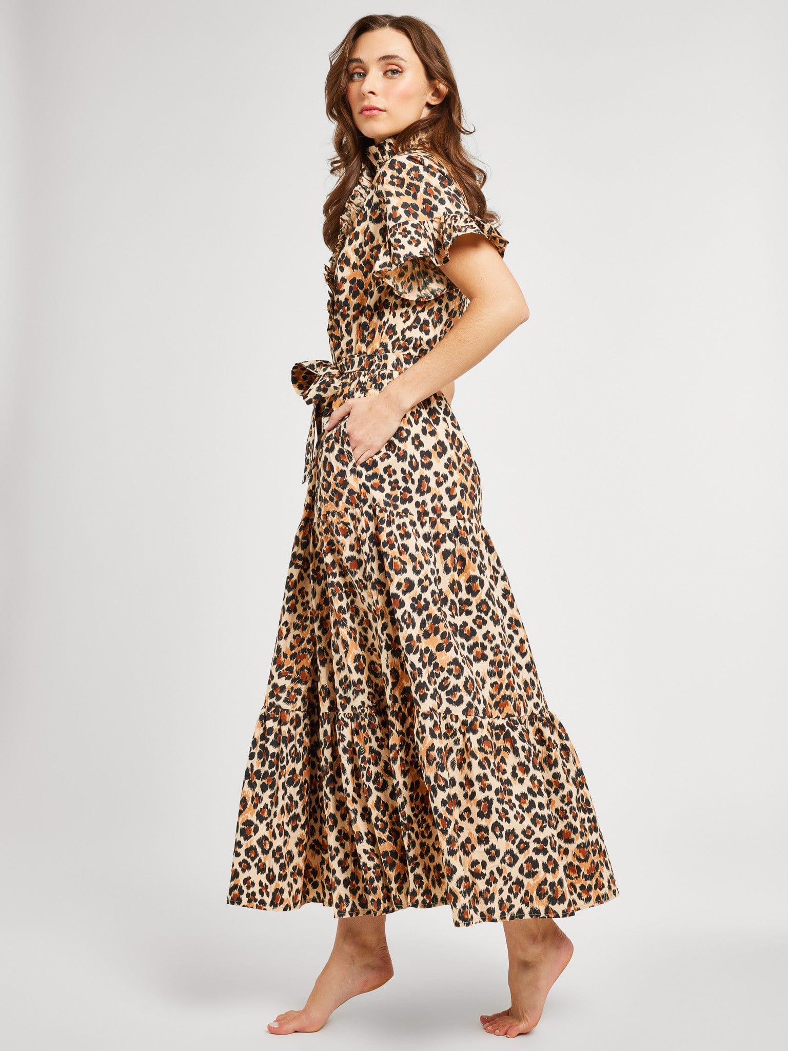 MILLE Clothing Victoria Dress in Cheetah