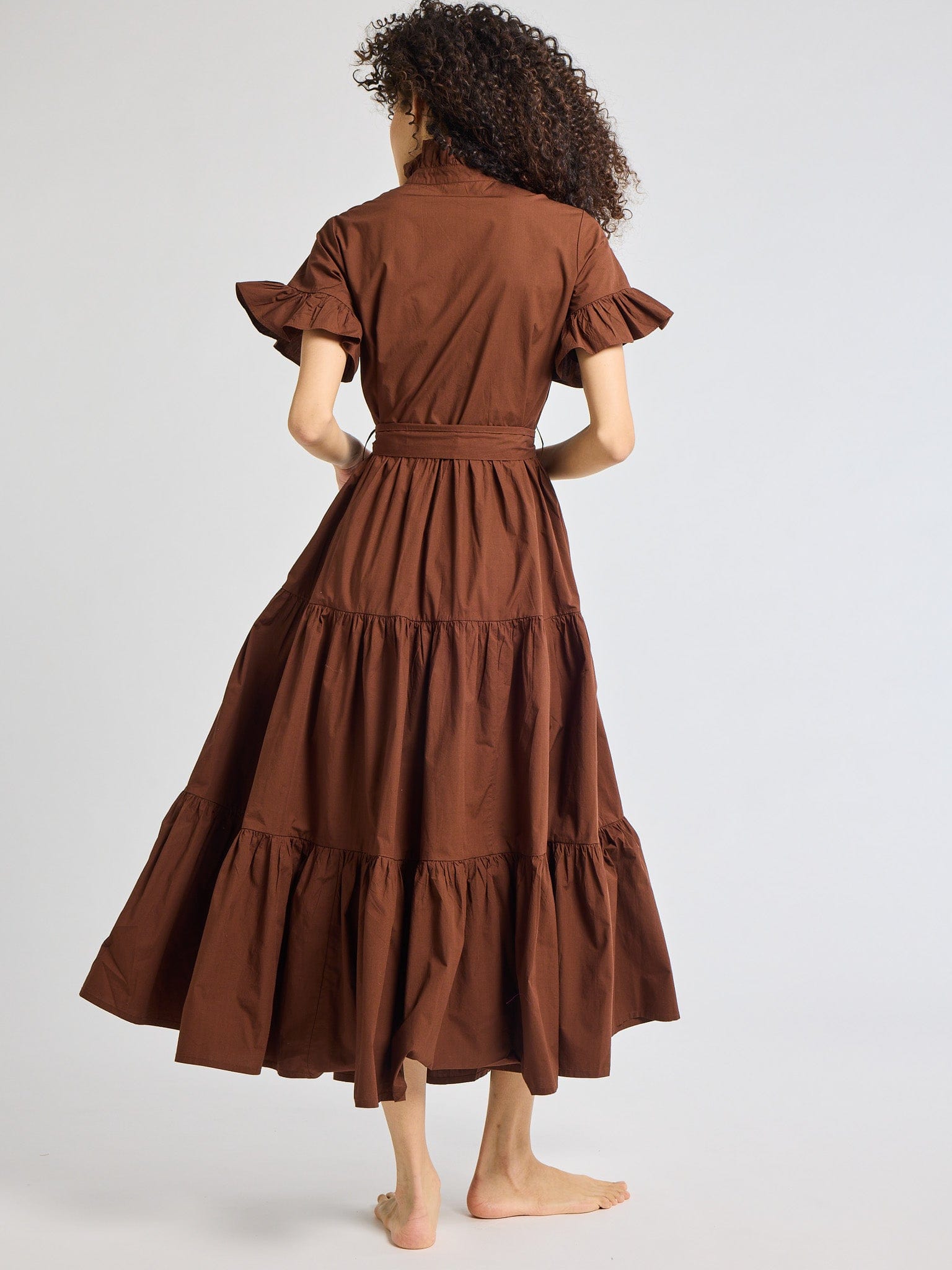 MILLE Clothing Victoria Dress in Chocolate
