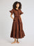 MILLE Clothing Victoria Dress in Chocolate