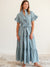 MILLE Clothing Victoria Dress in Forest Stripe