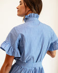 MILLE Clothing Victoria Dress in Harbor Stripe