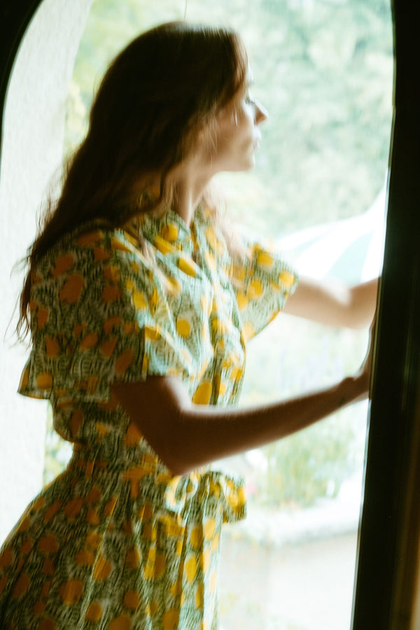 Victoria Dress in Lemons — view 5