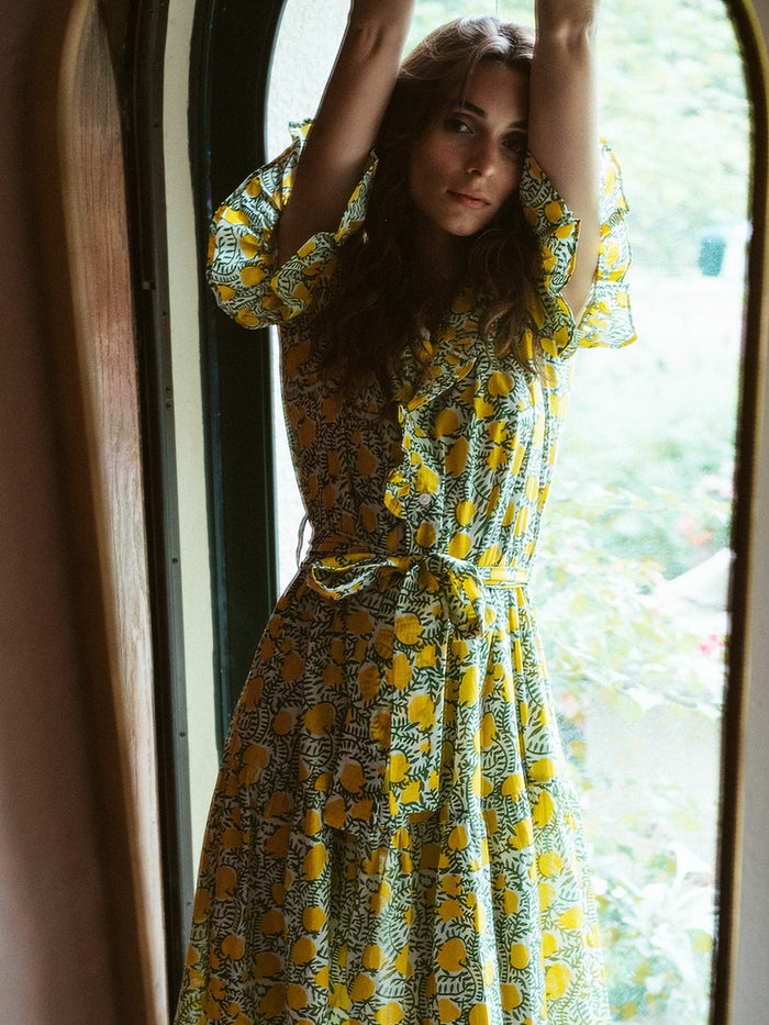 Victoria Dress in Lemons