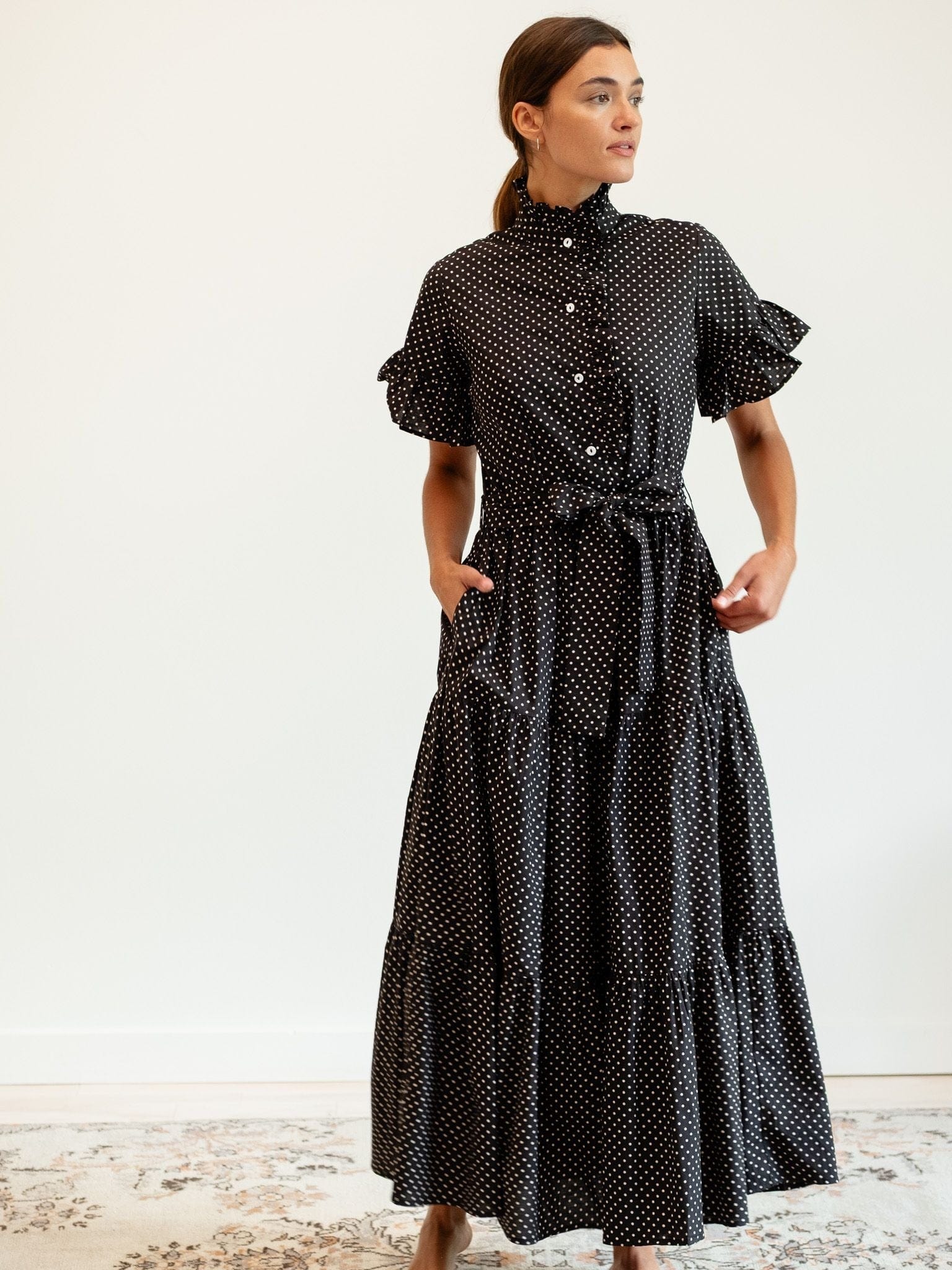 MILLE Clothing Victoria Dress in Polka Dot