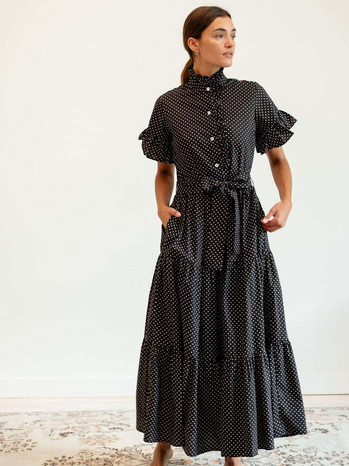 Victoria Dress in Polka Dot