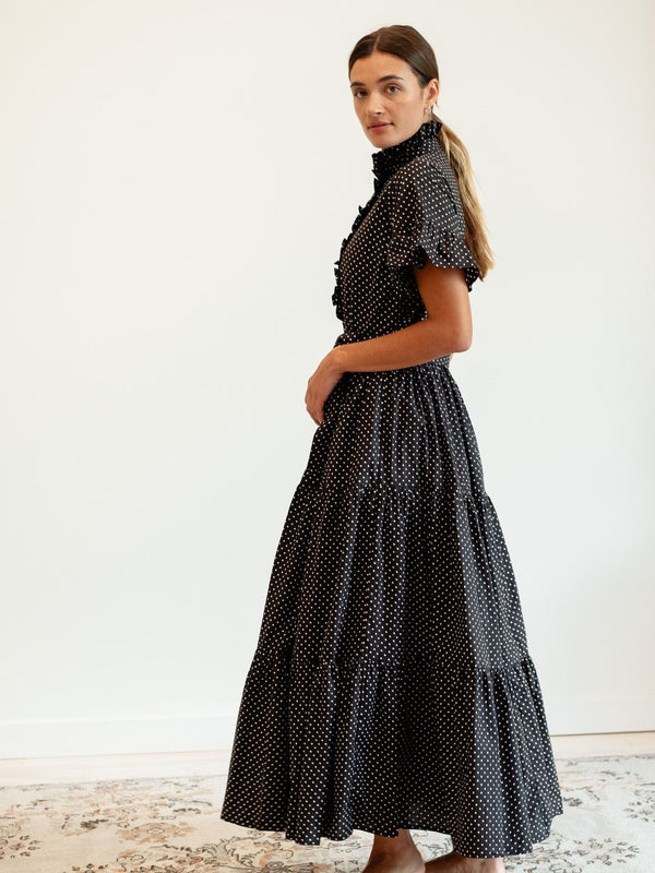 Victoria Dress in Polka Dot — view 2