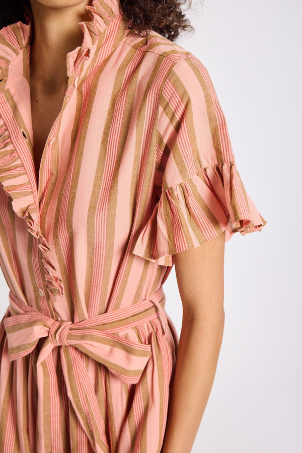 Victoria Dress in Santa Fe Stripe — view 6