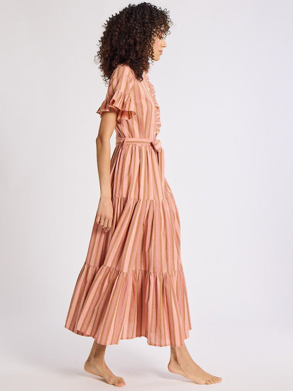 Victoria Dress in Santa Fe Stripe — view 10