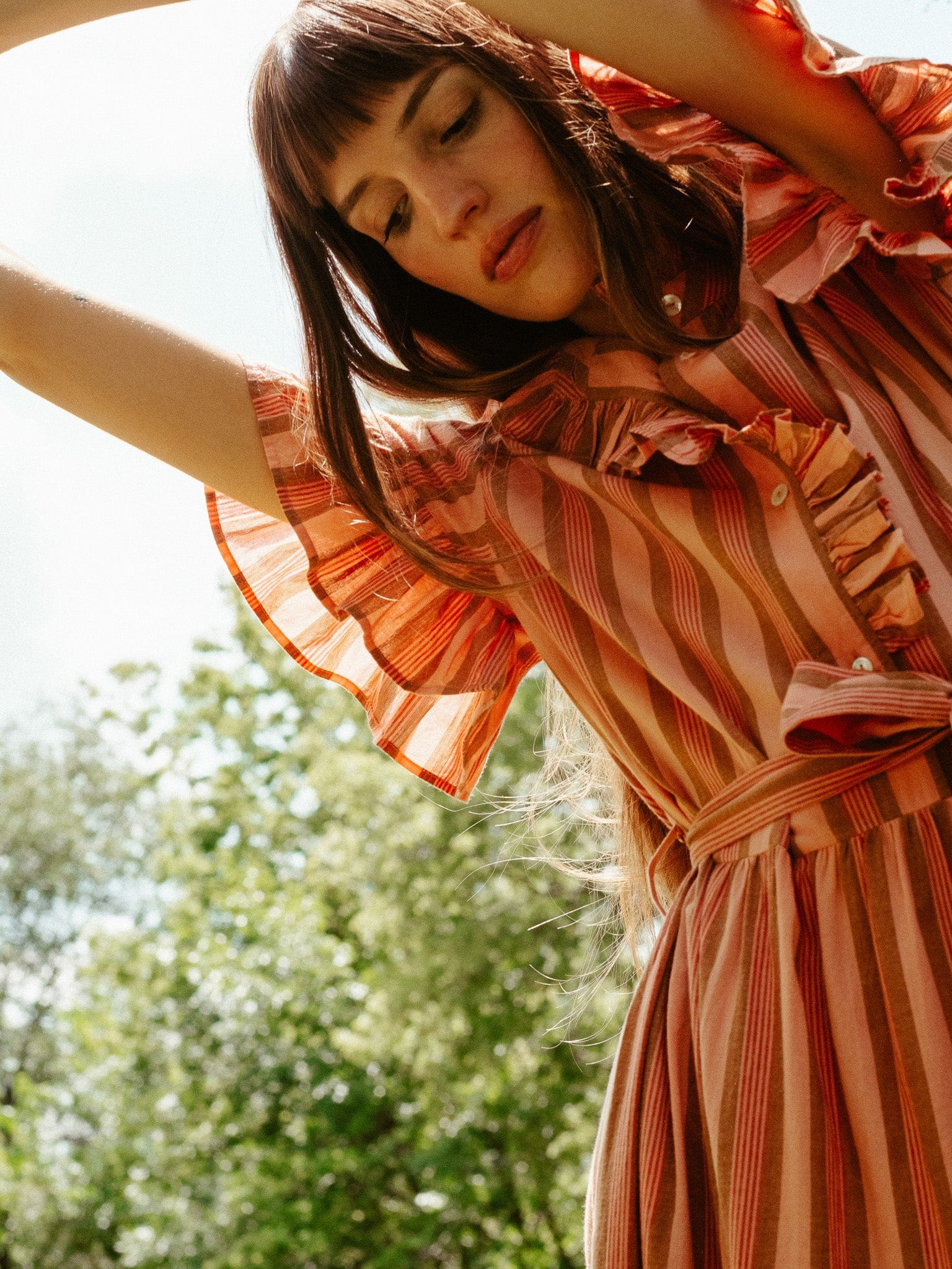 MILLE Clothing Victoria Dress in Santa Fe Stripe
