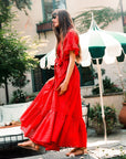 MILLE Clothing Victoria Dress in Scarlet Eyelet