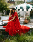 MILLE Clothing Victoria Dress in Scarlet Eyelet