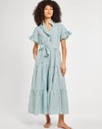 MILLE Clothing Victoria Dress in Seaglass Stripe