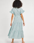 MILLE Clothing Victoria Dress in Seaglass Stripe