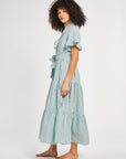 MILLE Clothing Victoria Dress in Seaglass Stripe