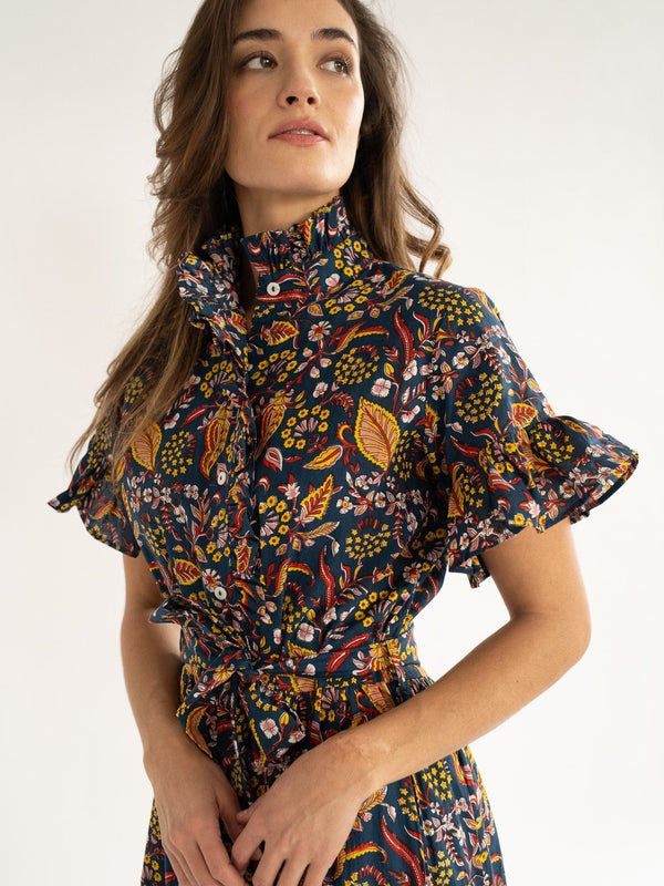 Victoria Dress in Star Floral — view 8