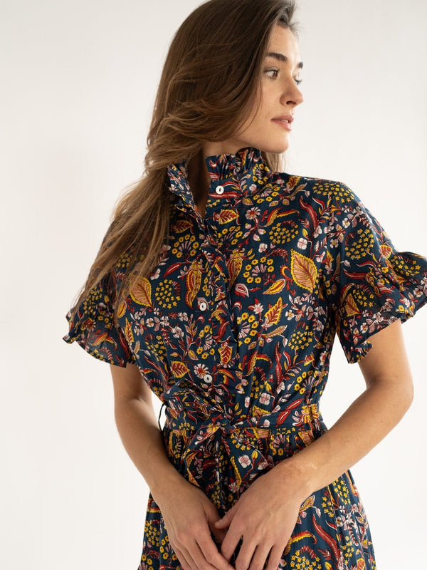 Victoria Dress in Star Floral — view 7