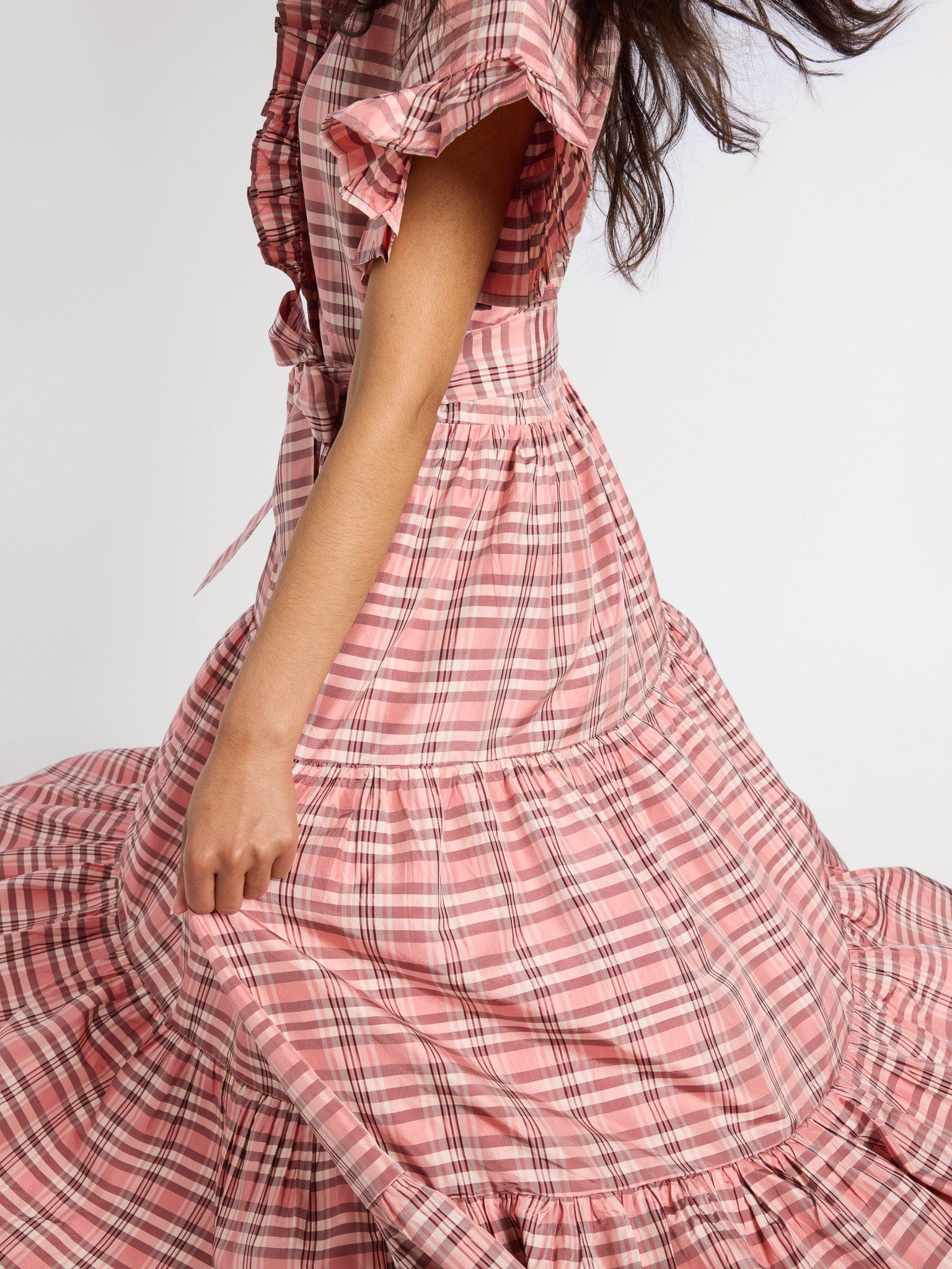 MILLE Clothing Victoria Dress in Sugarplum Plaid