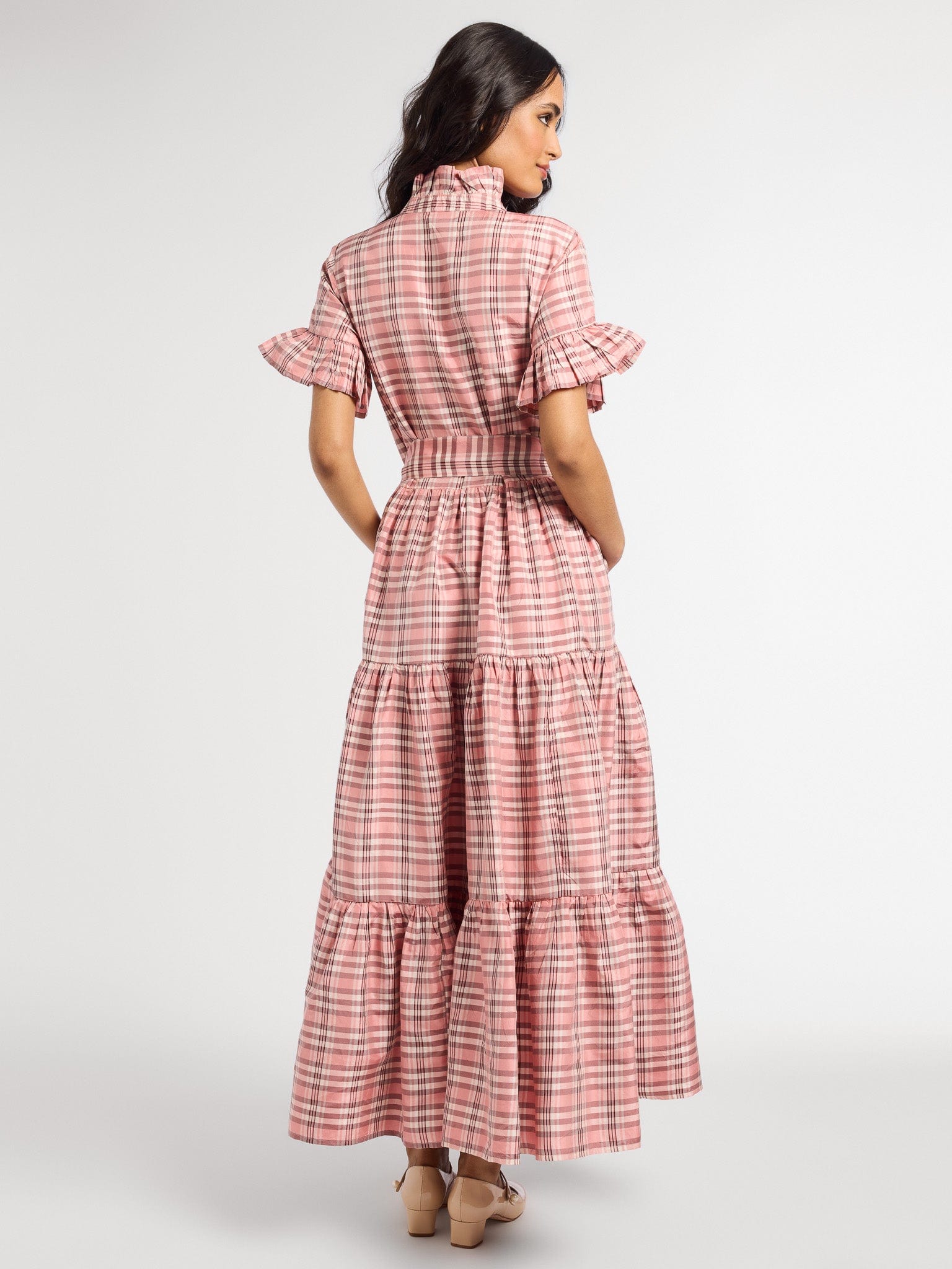 MILLE Clothing Victoria Dress in Sugarplum Plaid