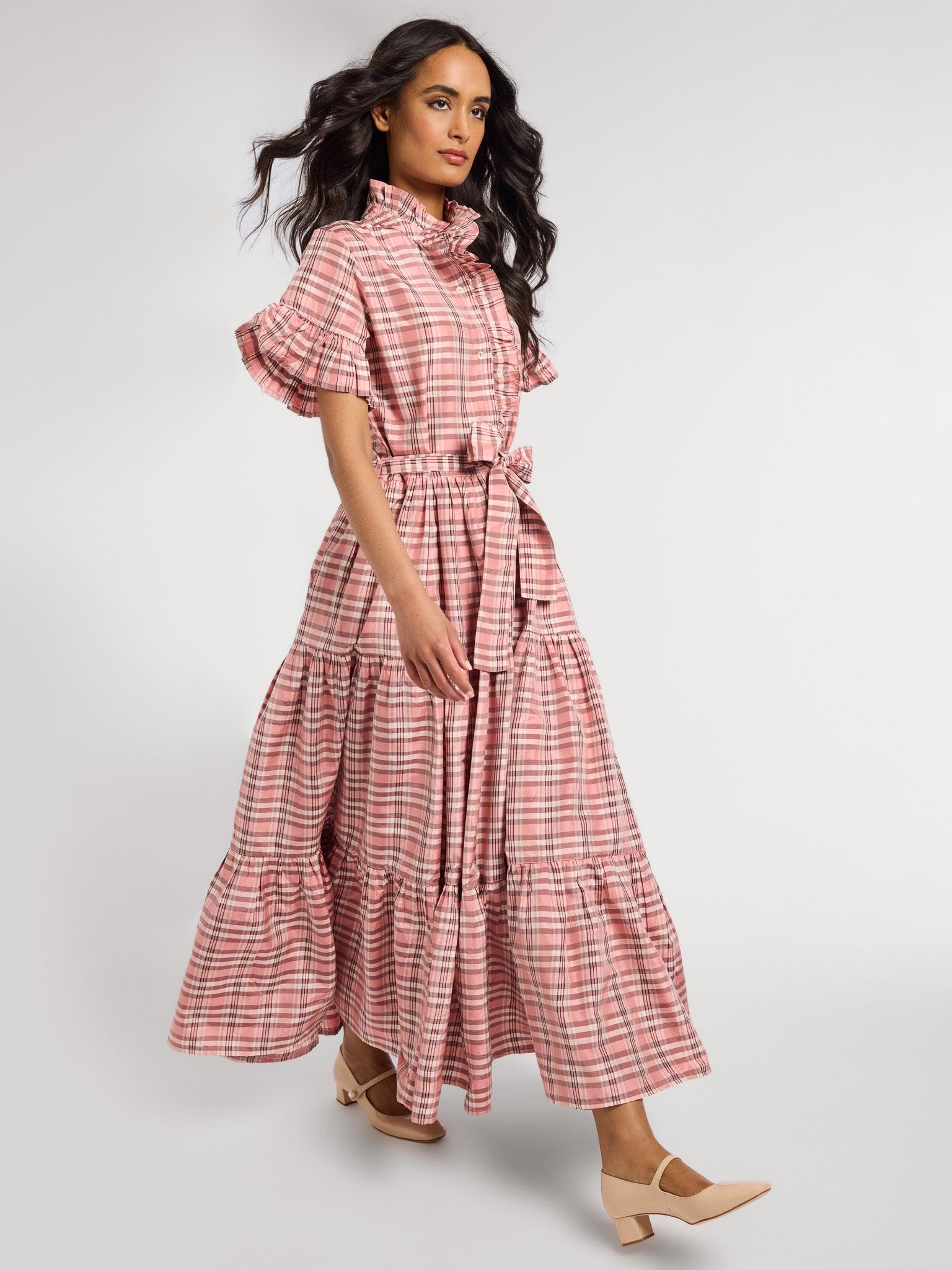 Victoria Dress in Sugarplum Taffeta – MILLE