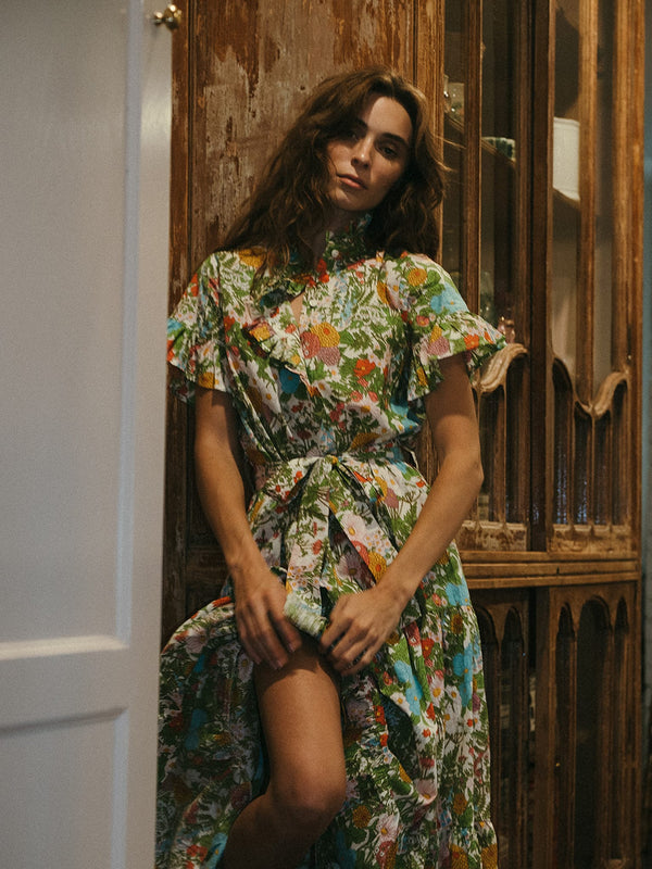 Victoria Dress in Summer Garden — view 3