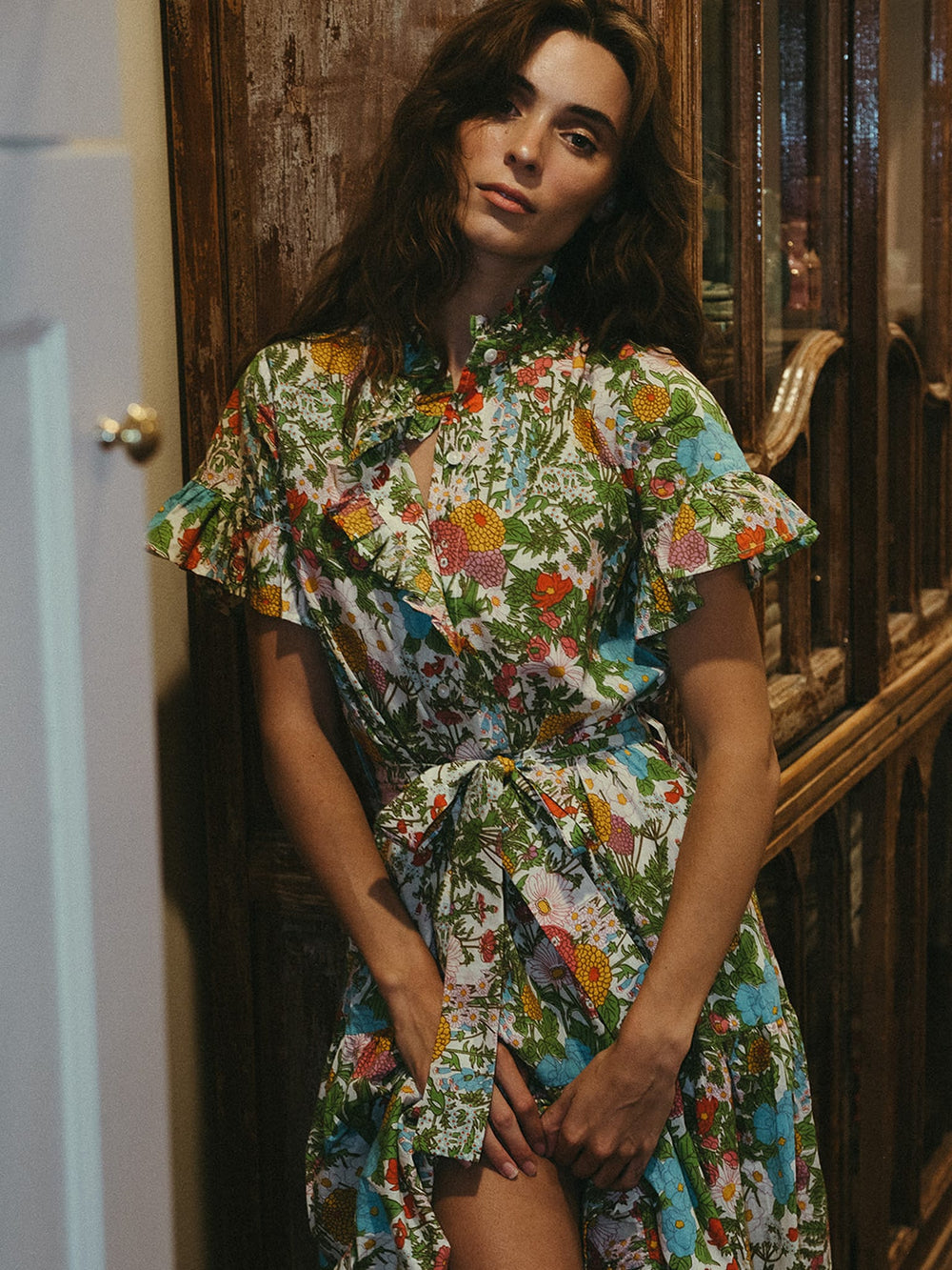 Victoria Dress in Summer Garden