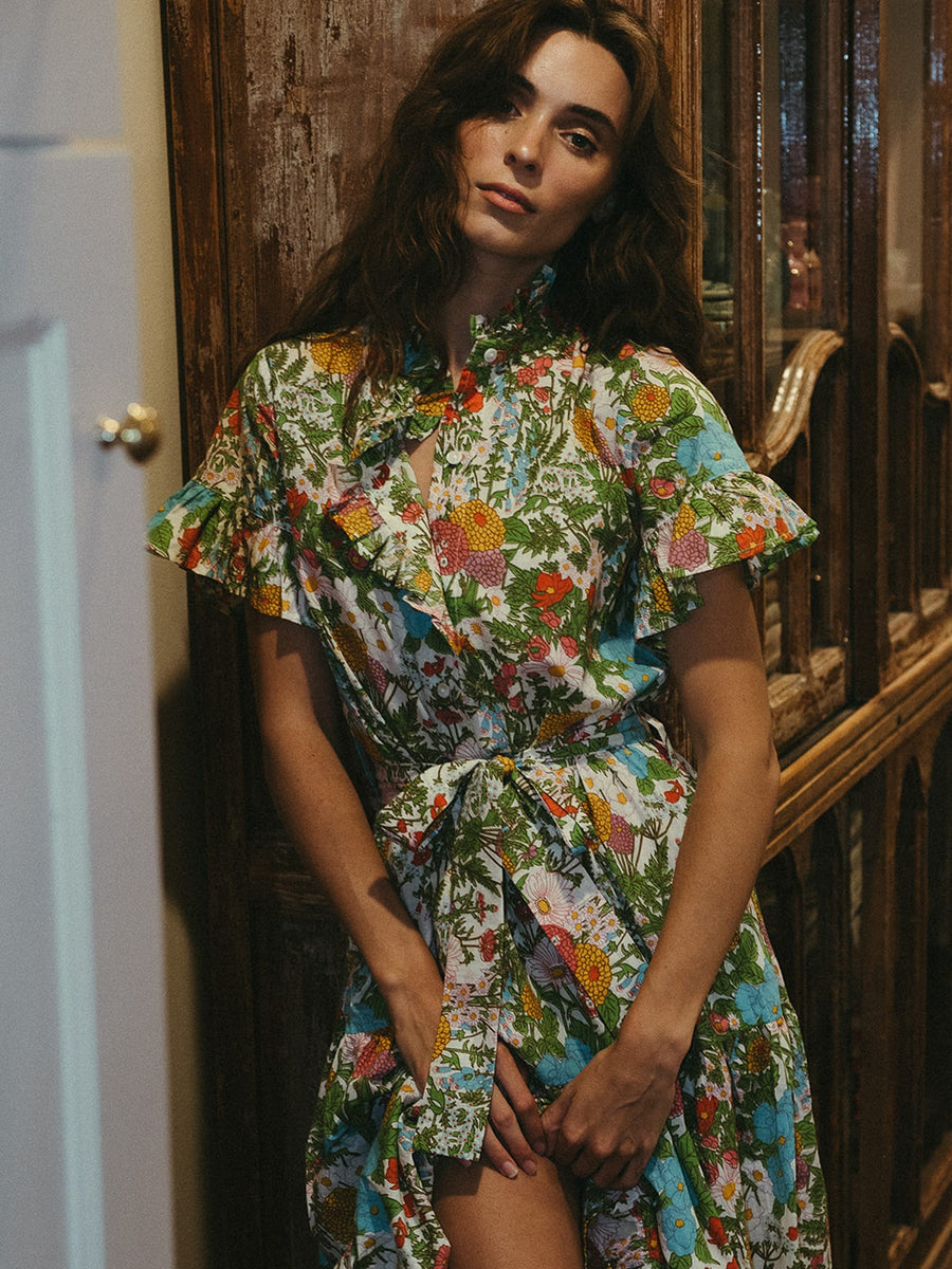 Victoria Dress in Summer Garden
