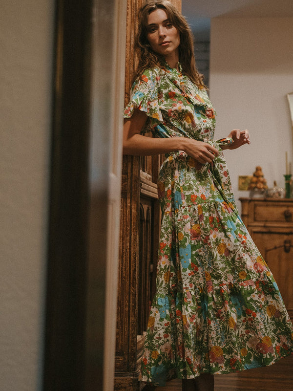 Victoria Dress in Summer Garden — view 4