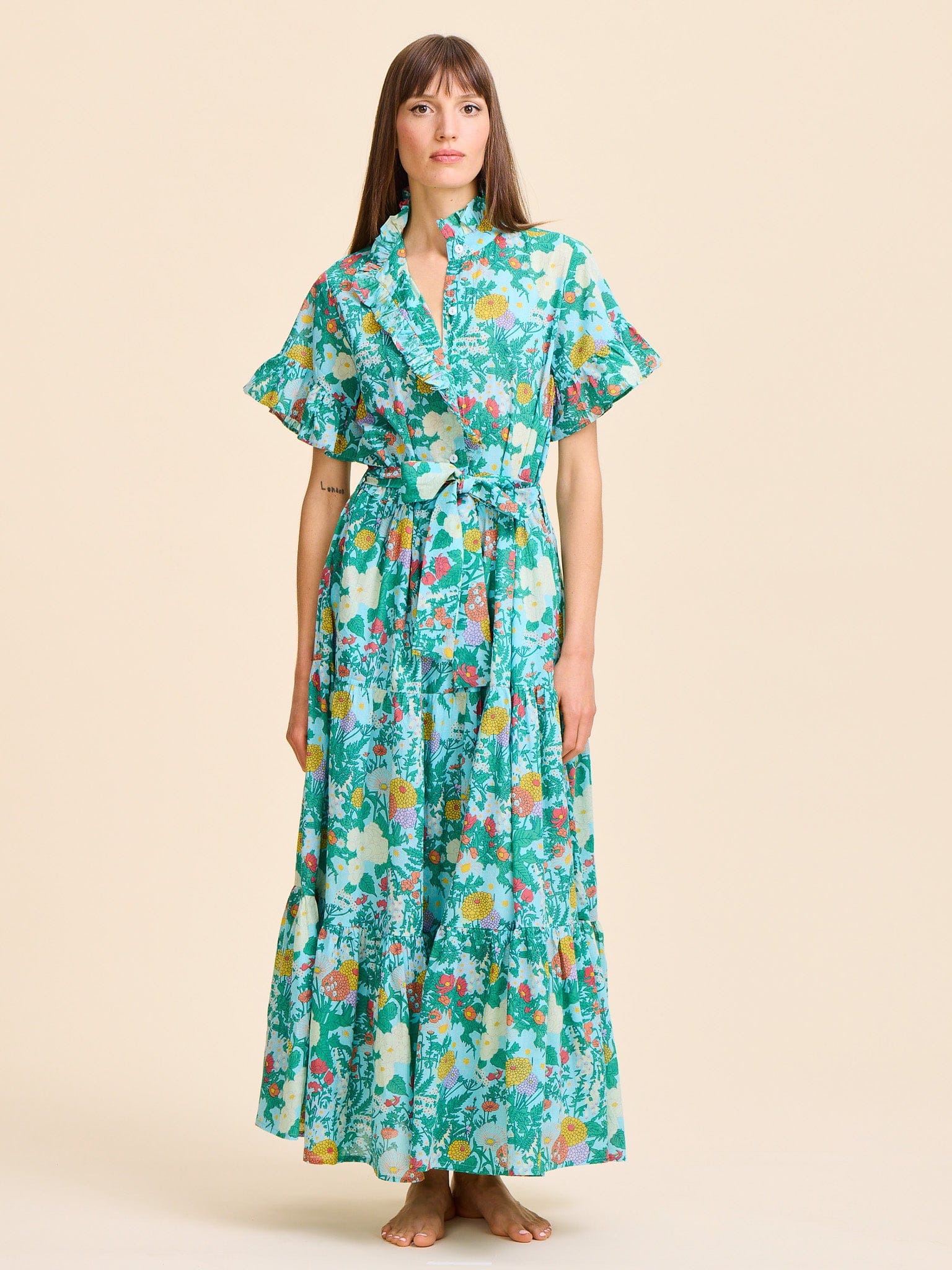 MILLE Clothing Victoria Dress in Swedish Garden