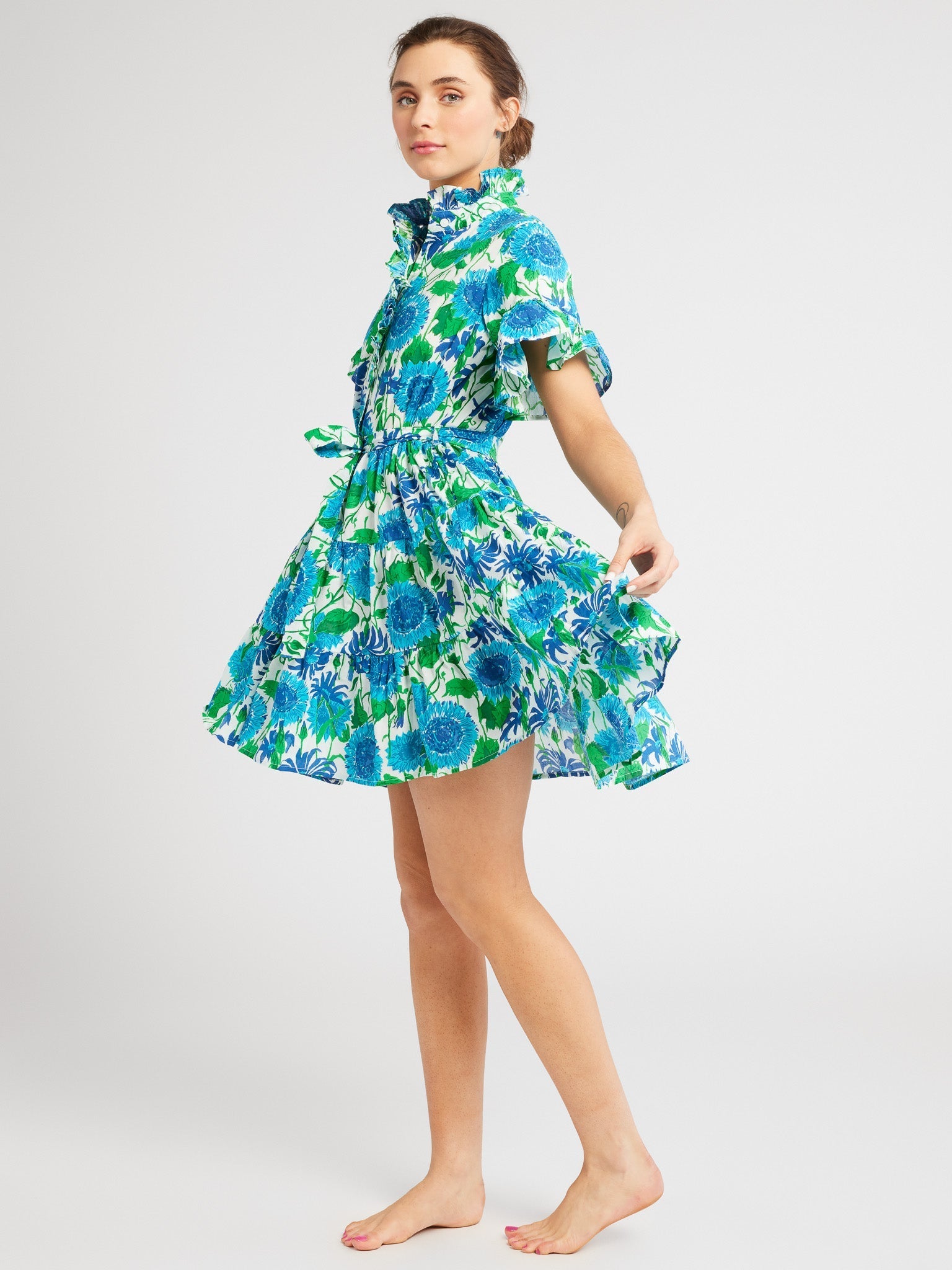 MILLE Clothing Violetta Dress in Cornflower