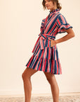 MILLE Clothing Violetta Dress in Sailing Stripe