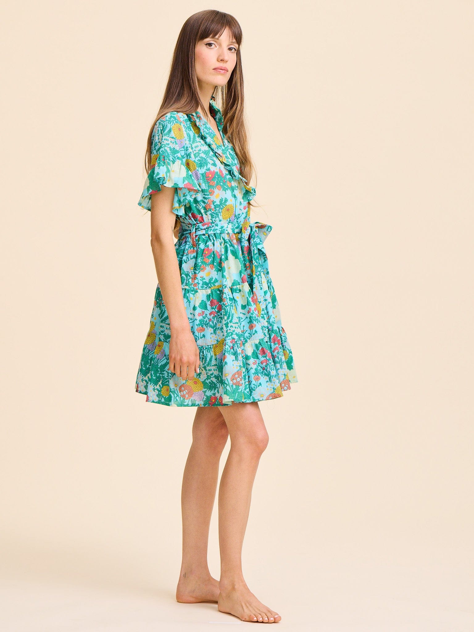 MILLE Clothing Violetta Dress in Swedish Garden