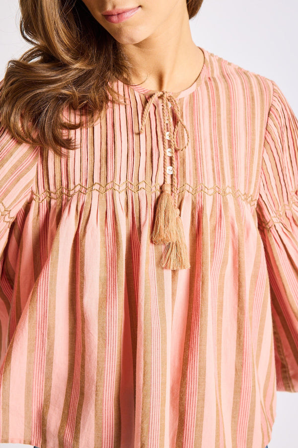 Vivienne Top in Santa Fe Stripe — view 6