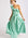 MILLE Clothing Yvonne Dress in Green & Blue Ikat