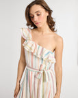 MILLE Clothing Yvonne Dress in Mallorca Stripe