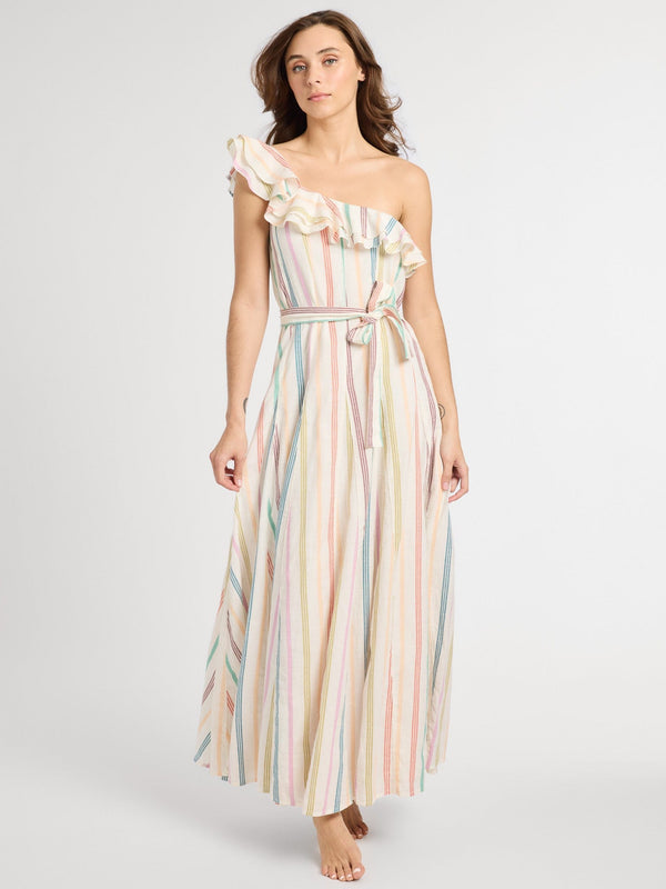 Yvonne Dress in Mallorca Stripe — view 1