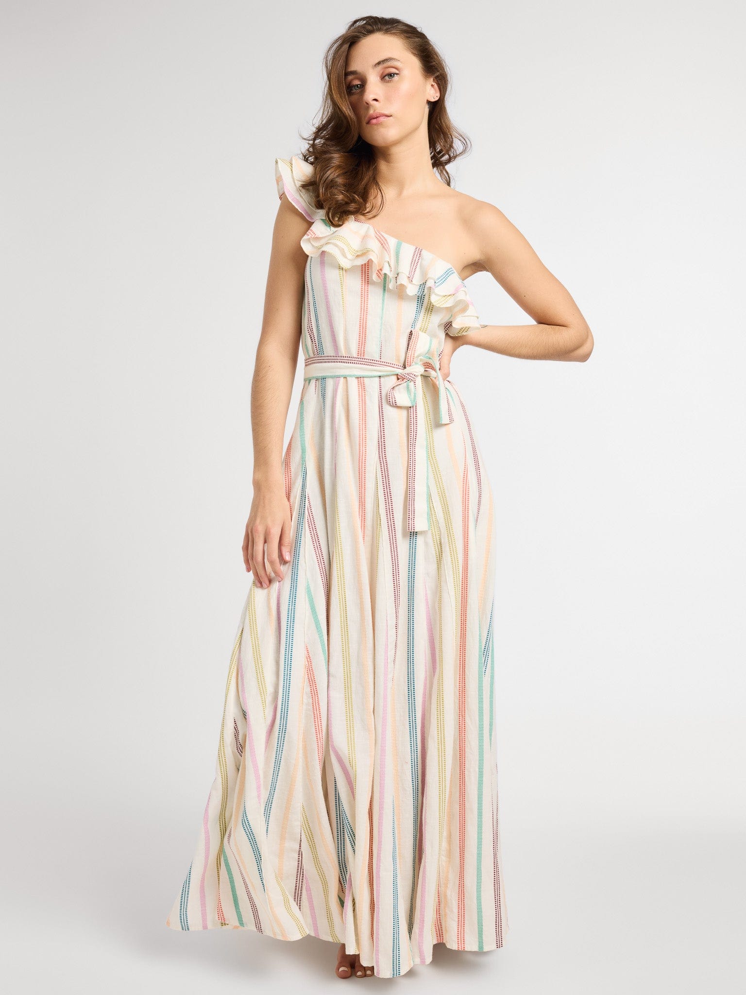 MILLE Clothing Yvonne Dress in Mallorca Stripe