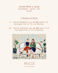 MILLE DAUGHTERS AND SUNS PORTRAIT SESSIONS - APRIL 11TH