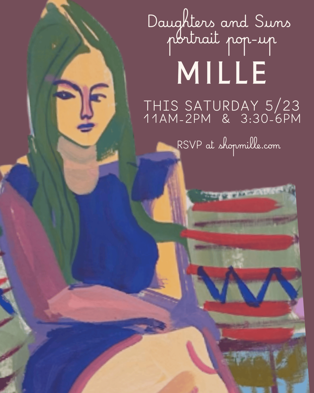 MILLE DAUGHTERS AND SUNS PORTRAIT SESSIONS - MAY 23rd