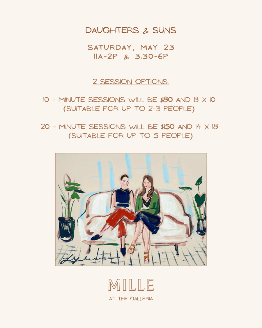 DAUGHTERS AND SUNS PORTRAIT SESSIONS - MAY 23rd — alternate view