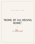 Roman Holiday screening details — Mille Movie Club, Parkway Theater Minneapolis, July 21