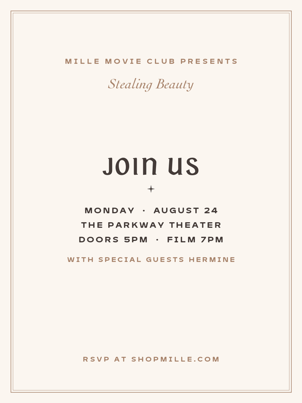 Mille Movie Club - Stealing Beauty - August 24th — view 9