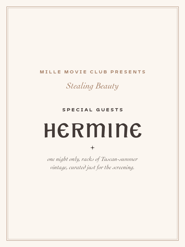 Mille Movie Club - Stealing Beauty - August 24th — view 7
