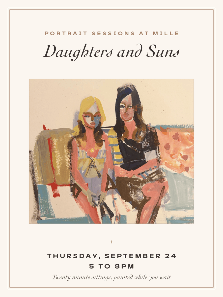DAUGHTERS AND SUNS PORTRAIT SESSIONS - SEPTEMBER 24th