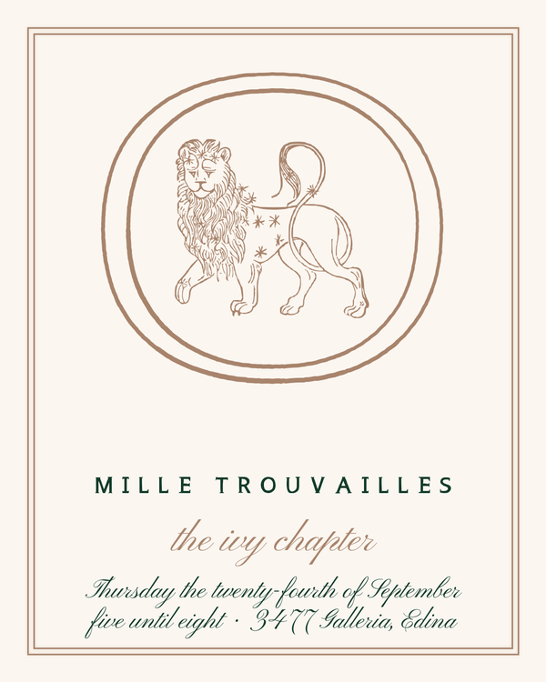 MILLE Trouvailles - The Ivy Chapter - Sept 24th — view 1