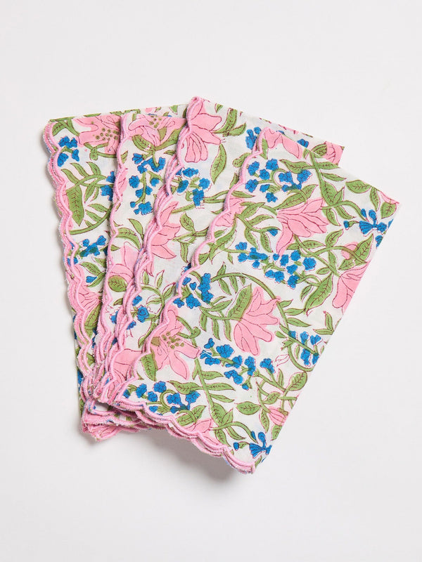 Scalloped Dinner Napkins, Set of 4 — view 1